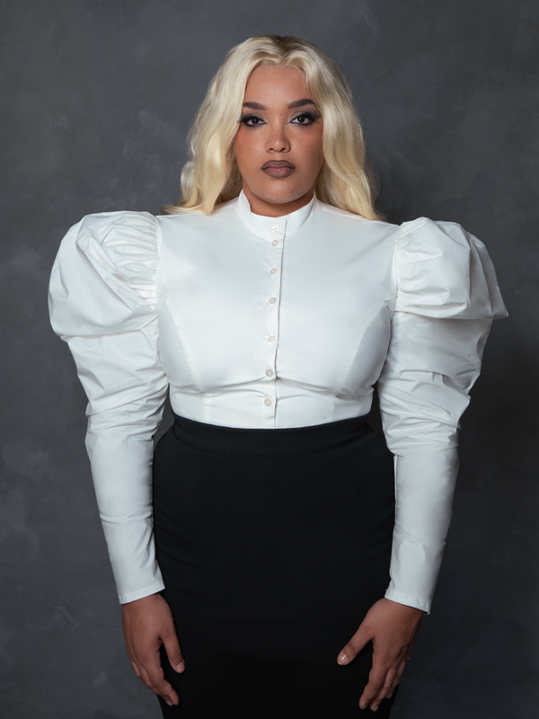 PRE-ORDER - Brontë Blouse in Ivory