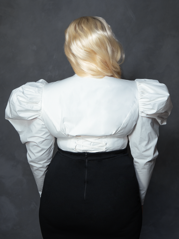 PRE-ORDER - Brontë Blouse in Ivory
