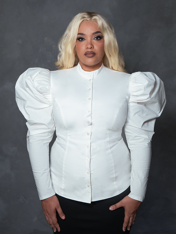 PRE-ORDER - Brontë Blouse in Ivory