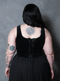 PRE-ORDER - Countess Corset in Black Velvet