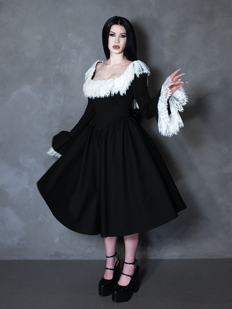 PRE-ORDER - Countess Swing Dress in Black
