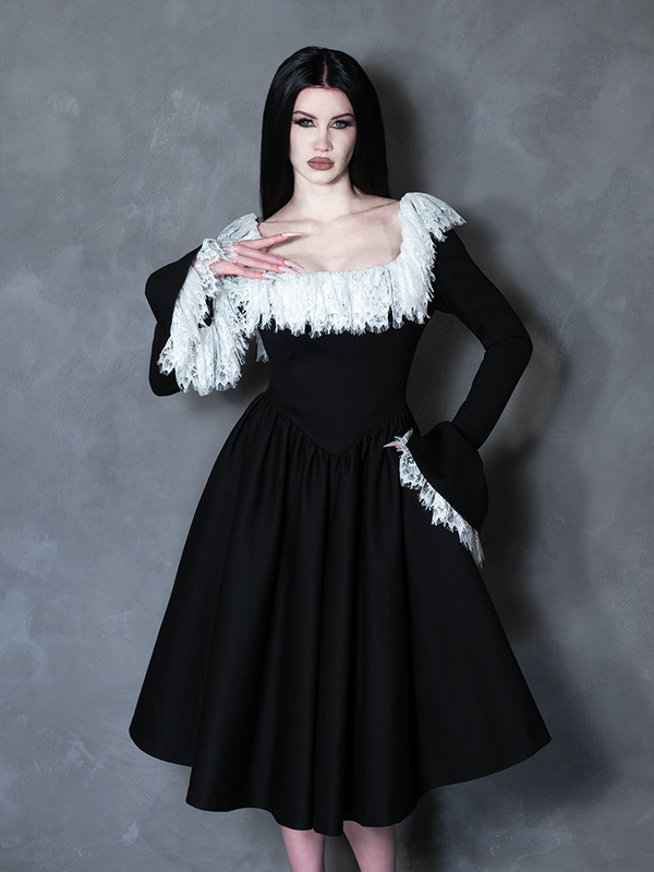 PRE-ORDER - Countess Swing Dress in Black