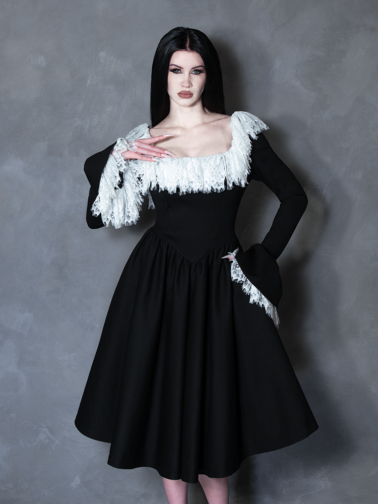 PRE-ORDER - Countess Swing Dress in Black