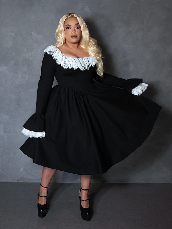 PRE-ORDER - Countess Swing Dress in Black