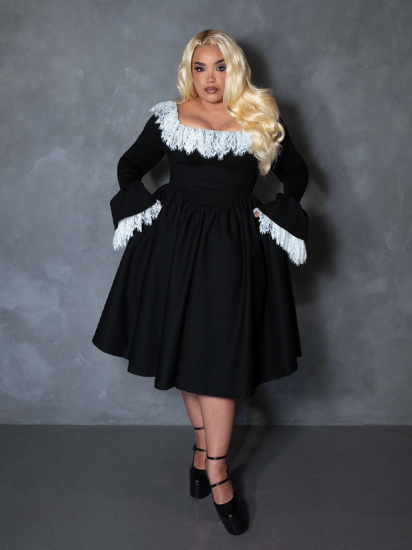 PRE-ORDER - Countess Swing Dress in Black