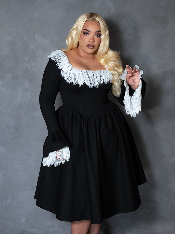 PRE-ORDER - Countess Swing Dress in Black