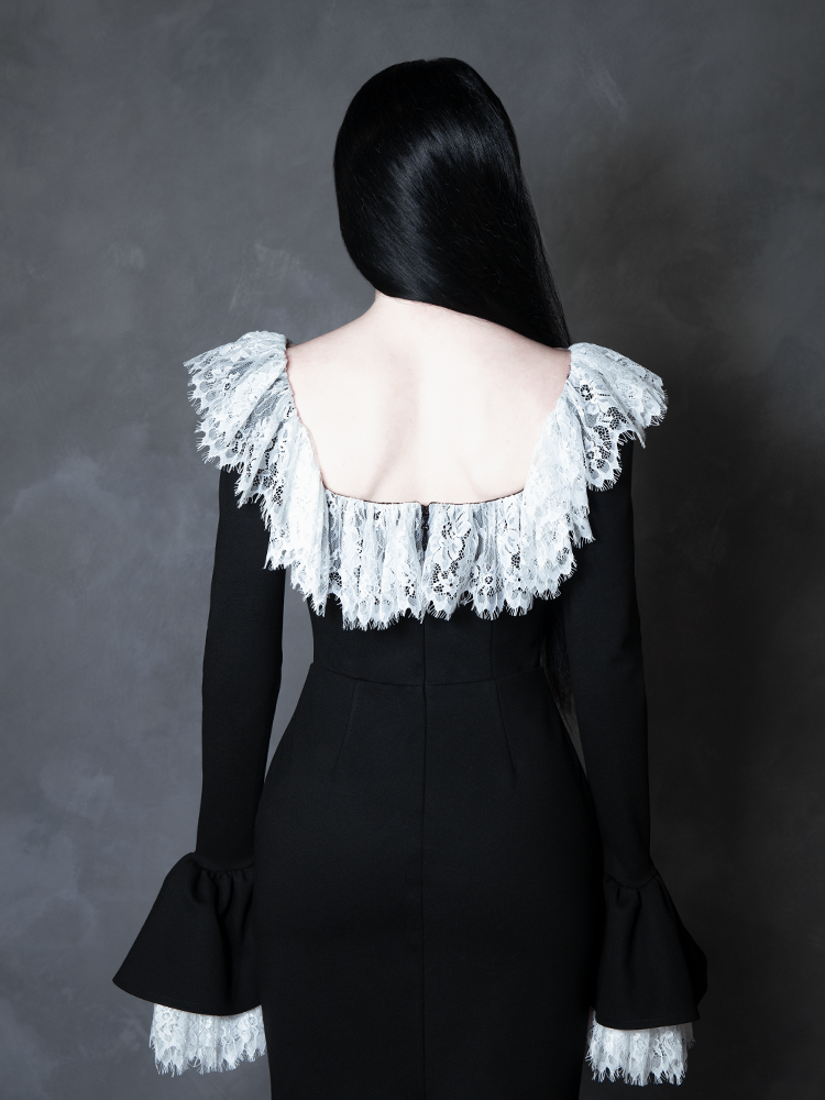 PRE-ORDER - Countess Wiggle Dress in Black