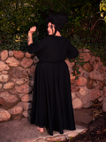 Coven Maxi Tunic Dress in Black