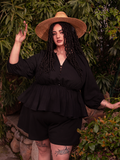 Coven Tunic Top in Black