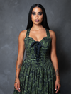 PRE-ORDER - CRIMSON PEAK Ambrosia Dress in Moth Print