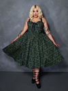 PRE-ORDER - CRIMSON PEAK Ambrosia Dress in Moth Print