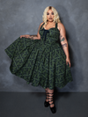 PRE-ORDER - CRIMSON PEAK Ambrosia Dress in Moth Print