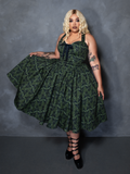 PRE-ORDER - CRIMSON PEAK Ambrosia Dress in Moth Print