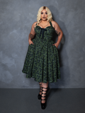 PRE-ORDER - CRIMSON PEAK Ambrosia Dress in Moth Print
