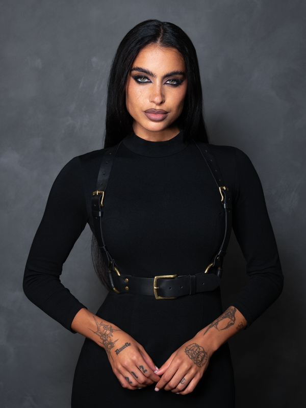 PRE-ORDER - Ursula Harness in Brass