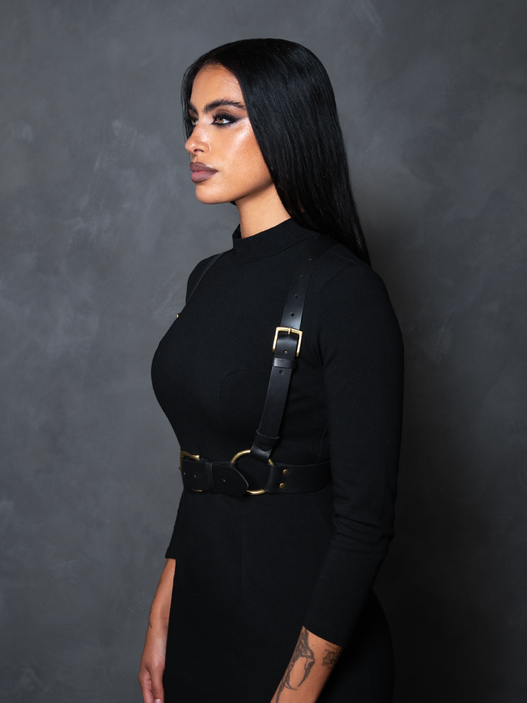PRE-ORDER - Ursula Harness in Brass