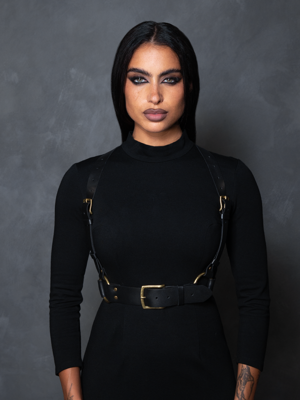 PRE-ORDER - Ursula Harness in Brass