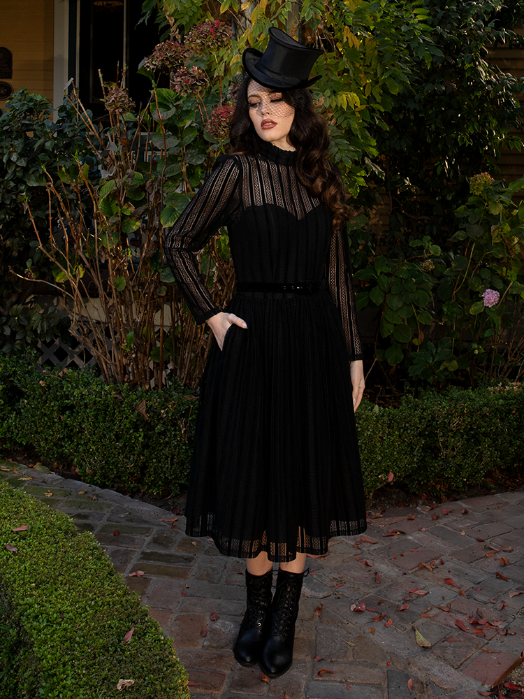 Funeral Dress in Black 2X