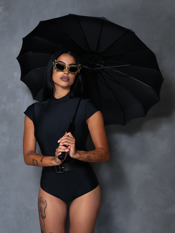 PRE-ORDER - Gothic Umbrella in Black