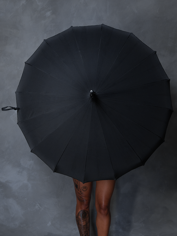 PRE-ORDER - Gothic Umbrella in Black