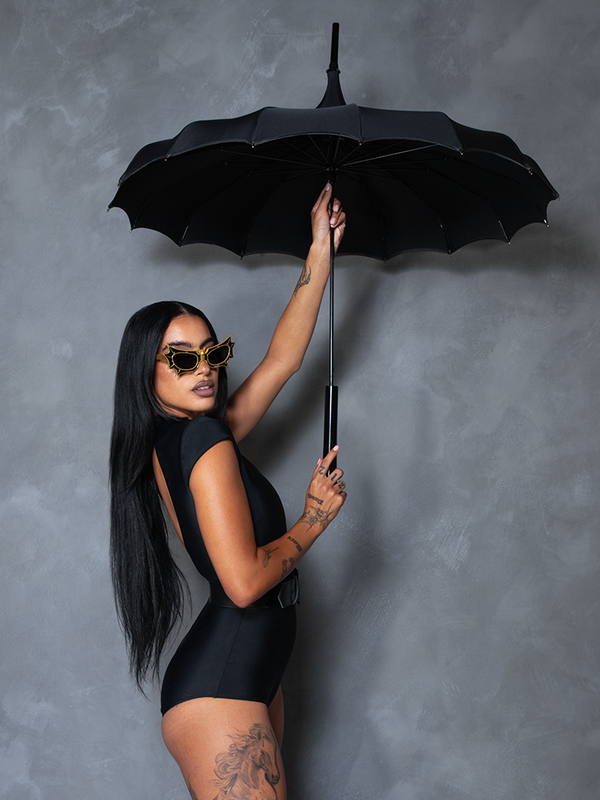 PRE-ORDER - Gothic Umbrella in Black