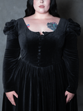PRE-ORDER - Haunted Beauty Victorian Mourning Dress in Black