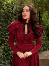Haunted Beauty Capelet in Crimson