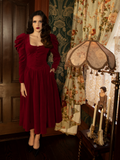 Haunted Beauty Victorian Dress in Crimson