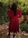Haunted Beauty Capelet in Crimson