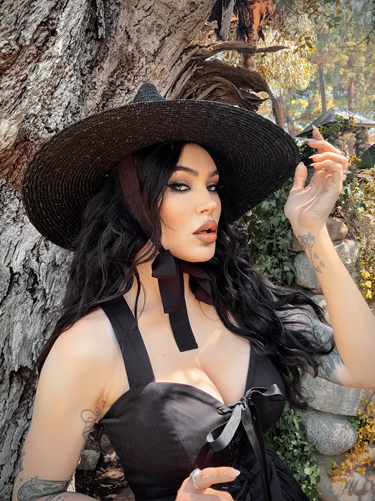 PRE-ORDER - Häxan Witch Sun Hat in Black
