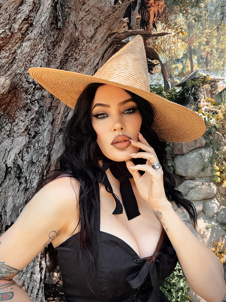 PRE-ORDER - Häxan Witch Sun Hat in Black