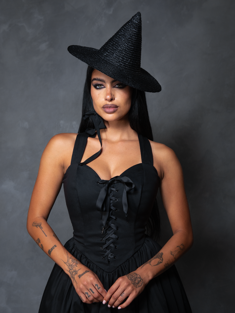 PRE-ORDER - Häxan Tilt Witch Hat in Black