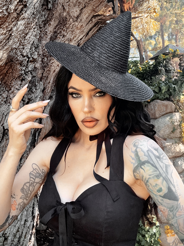 PRE-ORDER - Häxan Tilt Witch Hat in Black