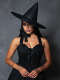 PRE-ORDER - Haxan Witch Sun Hat in Black