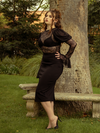 PRE-ORDER - Juliet Lace Top in Black