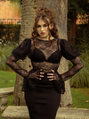 PRE-ORDER - Juliet Lace Top in Black