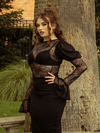 PRE-ORDER - Juliet Lace Top in Black