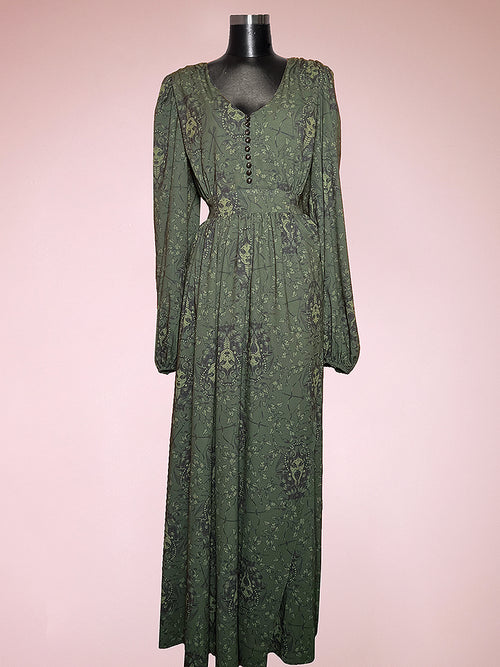 BACKLOT - Heroine Maxi Dress in Medusa Print