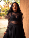 PRE-ORDER - Lace Base Top in Black