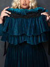 PRE-ORDER - CRIMSON PEAK™ Lady Lucille Victorian Dress with Capelet in Teal