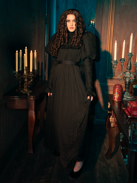 PRE-ORDER - Lady Mourning Victorian Gown in Black PRE-ORDER - Lady Mourning Victorian Gown in Black