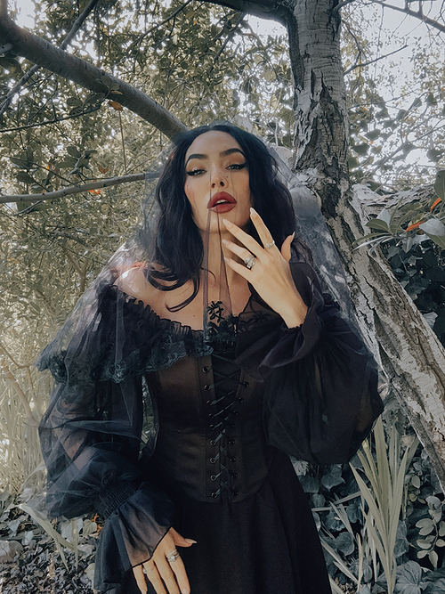 PRE-ORDER - Memento Mini Swing Dress in Black