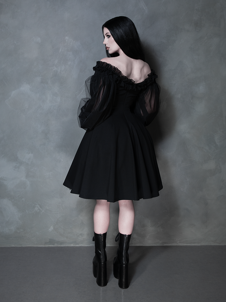 PRE-ORDER - Memento Mini Swing Dress in Black