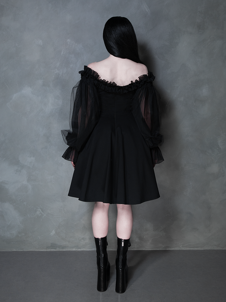 PRE-ORDER - Memento Mini Swing Dress in Black
