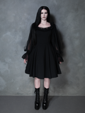 PRE-ORDER - Memento Mini Swing Dress in Black