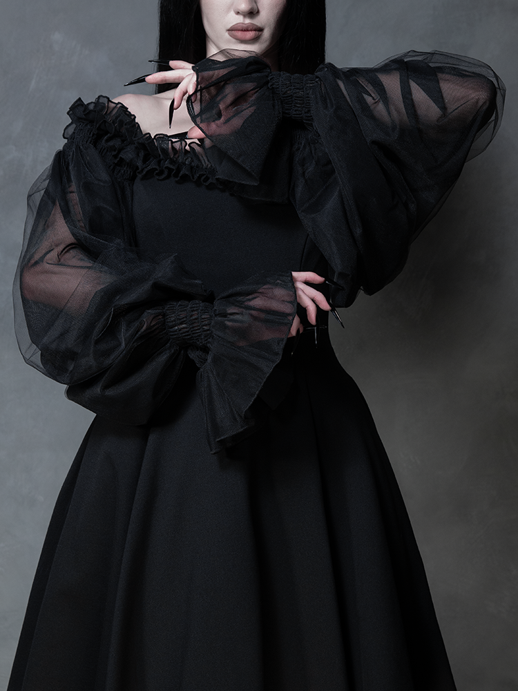 PRE-ORDER - Memento Mini Swing Dress in Black