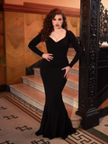 PRE-ORDER - Morticia Dress in Black