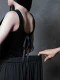 PRE-ORDER - Mythical Maxi Skirt in Black Chiffon
