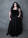 PRE-ORDER - Countess Corset in Black Velvet