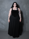 PRE-ORDER - Countess Corset in Black Velvet